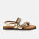 Jona Dames Sandalen Leer Gold