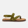Jona Dames Sandalen Leer Green
