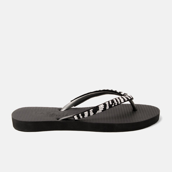 Lanzarote Beach Dames Slippers Zebra Lanzarote Beach Dames Slippers Zebra