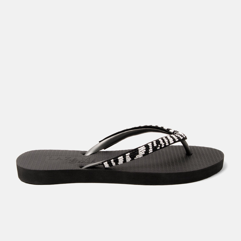 Lanzarote Beach Dames Slippers Zebra