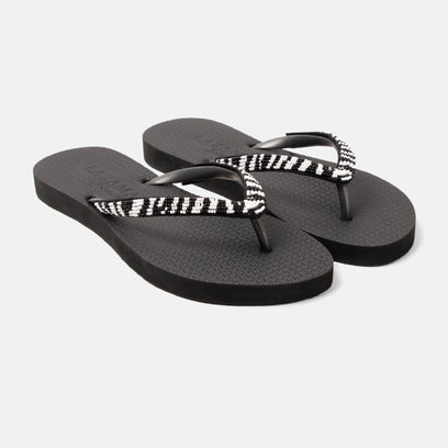 Lanzarote Beach Dames Slippers Zebra