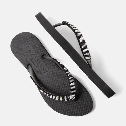 Lanzarote Beach Dames Slippers Zebra