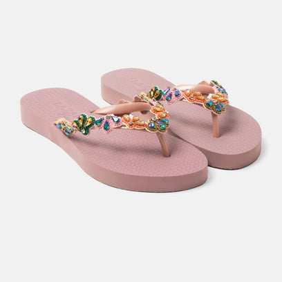 Menorca Beach Dames Slippers Lilac