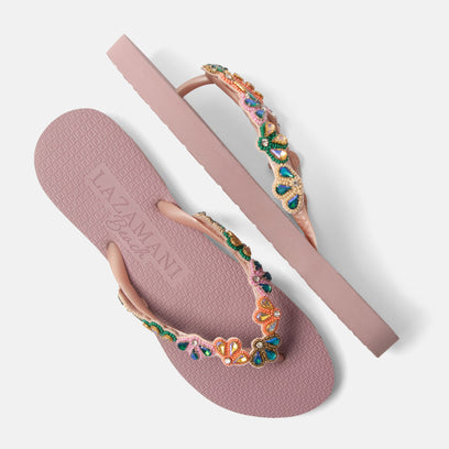 Menorca Beach Dames Slippers Lilac