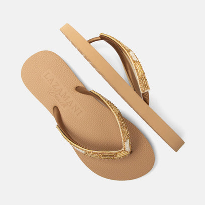 Fraser Beach Dames Slippers Beige