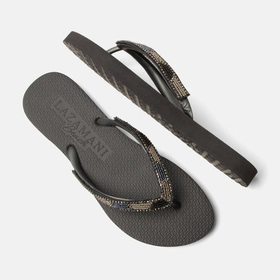 Fraser Beach Dames Slippers Black