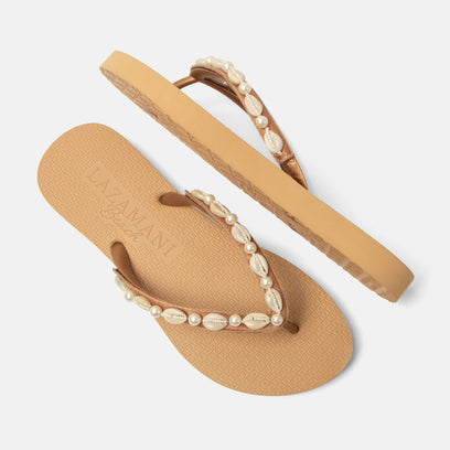 Whitsundays Beach Dames Slippers Beige