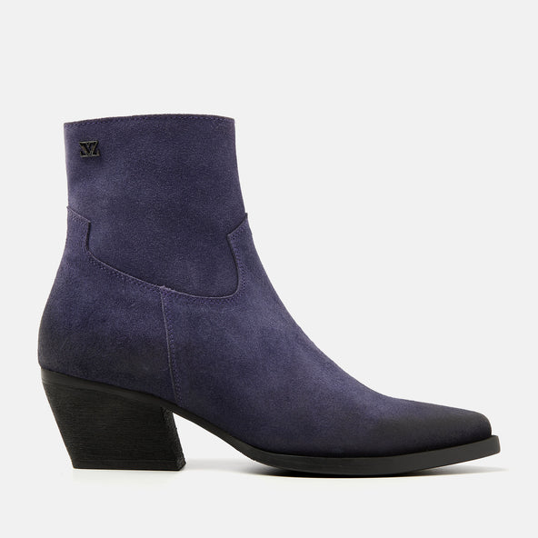 Alix Dames Enkellaarsjes Suede Purple Alix Dames Enkellaarsjes Suede Purple
