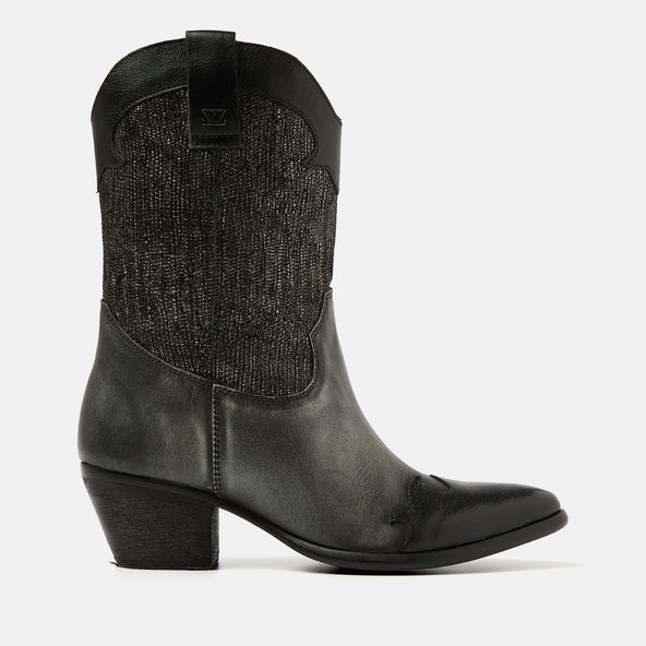 Céline Dames Cowboy Laarzen Leer Pewter Céline Dames Cowboy Laarzen Leer Pewter