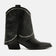 Isa Dames Sleeve Boots Leer Black