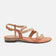 Camila Dames Sandalen Suede Papaya
