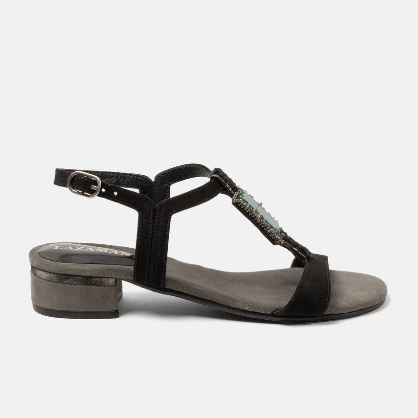 Hilaria Dames Sandalen Suede Black