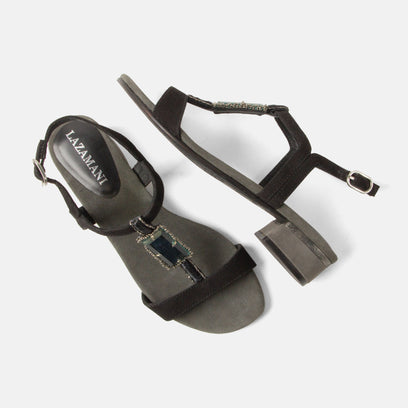 Hilaria Dames Sandalen Suede Black