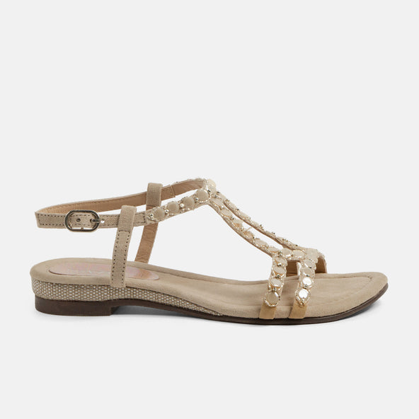 Izarra Dames Sandalen Suede Biscuit Izarra Dames Sandalen Suede Biscuit