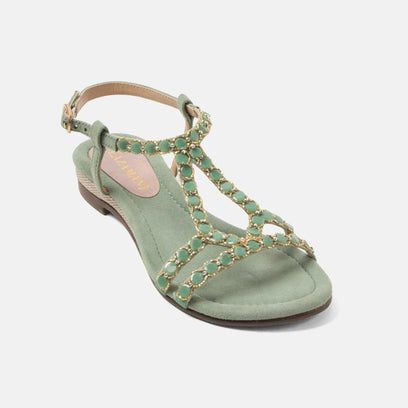 Izarra Dames Sandalen Suede Sage