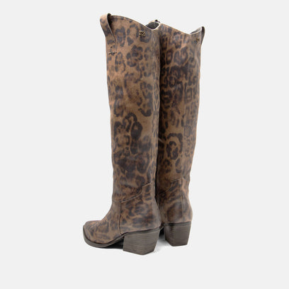 Adaline Dames Laarzen Leer Fango/Leo