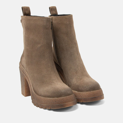 Rowan Dames Boots Suede Taupe