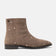 Dana Dames Enkellaarsjes Suede Taupe