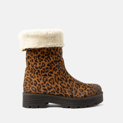 Jacky Dames Boots Suede Tan/Leo