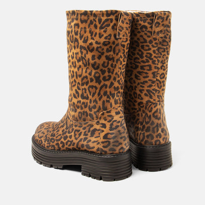 Jacky Dames Boots Suede Tan/Leo