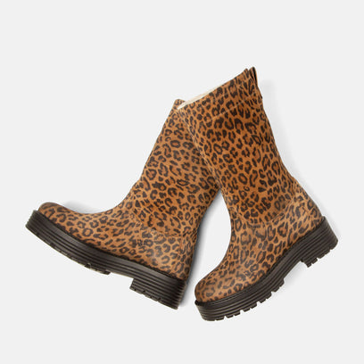 Jacky Dames Boots Suede Tan/Leo