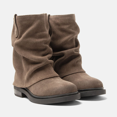 Tari Dames Boots Suede Taupe