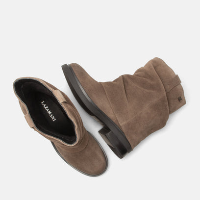 Tari Dames Boots Suede Taupe