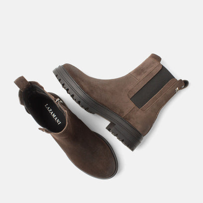 Nola Dames Boots Suede Brown