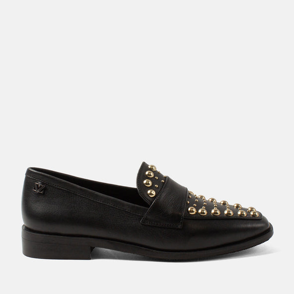 Benthe Dames Loafers Leer Black Benthe Dames Loafers Leer Black