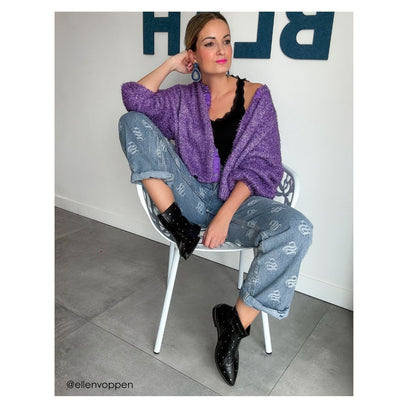 Dana Dames Enkellaarsjes Leer Black