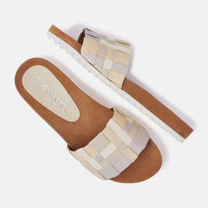 Dames Slippers 33.504 Beige Multi