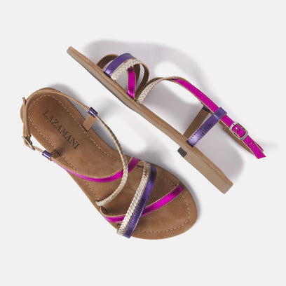 Dames Sandalen 33.524 Fuxia Multi