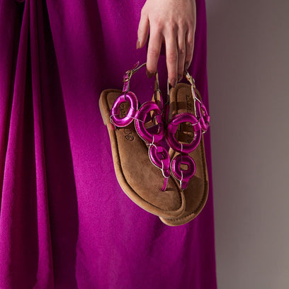 Dames Sandalen 33.543 Fuxia