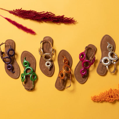 Dames Sandalen 33.543 Orange