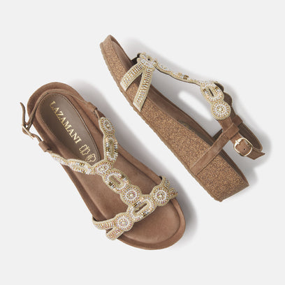 Dames Sandalen 75.354 Beige