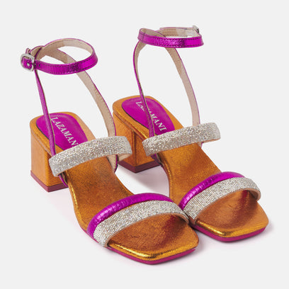Dames Sandalen 85.563 Orange Multi