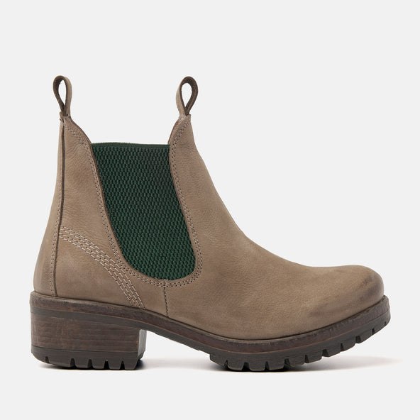 Dames Chelsea Boots 68.002 Taupe-Green