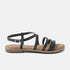 Lucy Leren Dames Sandalen Black
