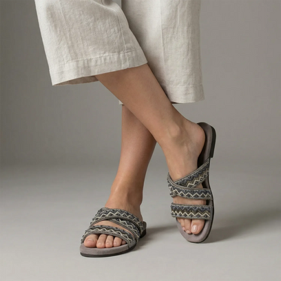 Aaf Dames Slippers Grey
