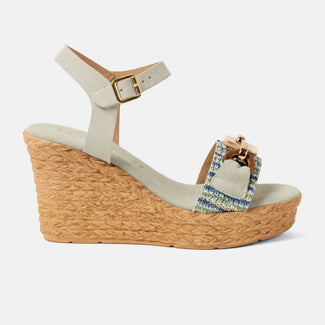 Sandalen met sleehak