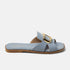 Vito Dames Slippers Suede Blue