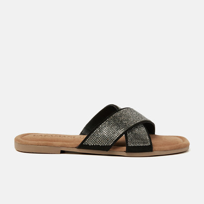 Lexi Suede Dames Slippers Pewter