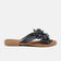 Daisy Leren Dames Slippers Black