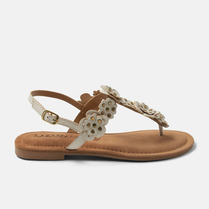 Pippa Dames Sandalen Leer White