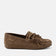 Belle Dames Mocassins Suede Khaki
