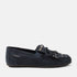 Belle Dames Mocassins Suede Navy