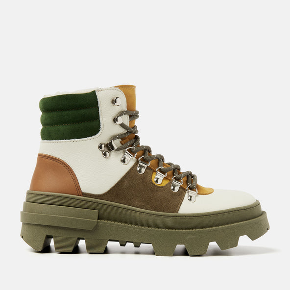 Vere Dames Hiking Boots Leer Green