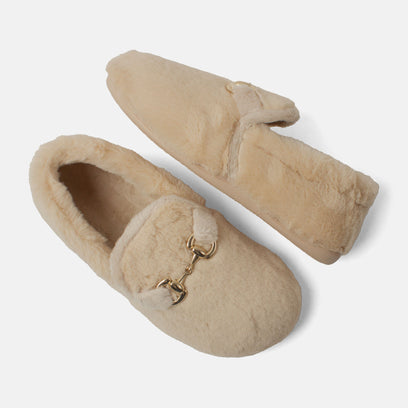 Floor Dames Pantoffels Beige