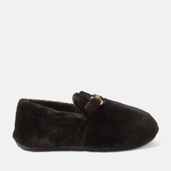 Floor Dames Pantoffels Black