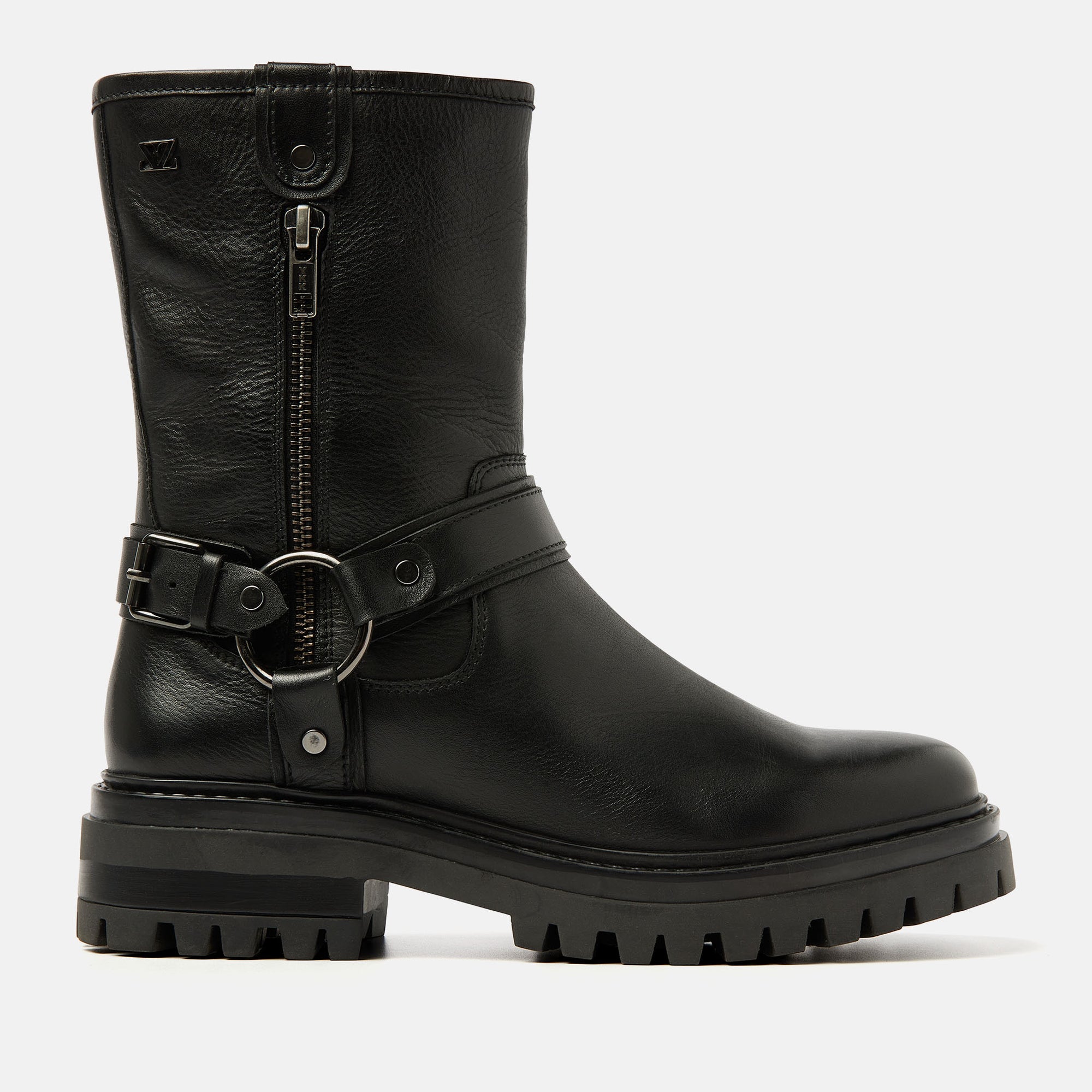 Lazamani Merle Dames Biker Boots Zwart LA53676black Lazamani